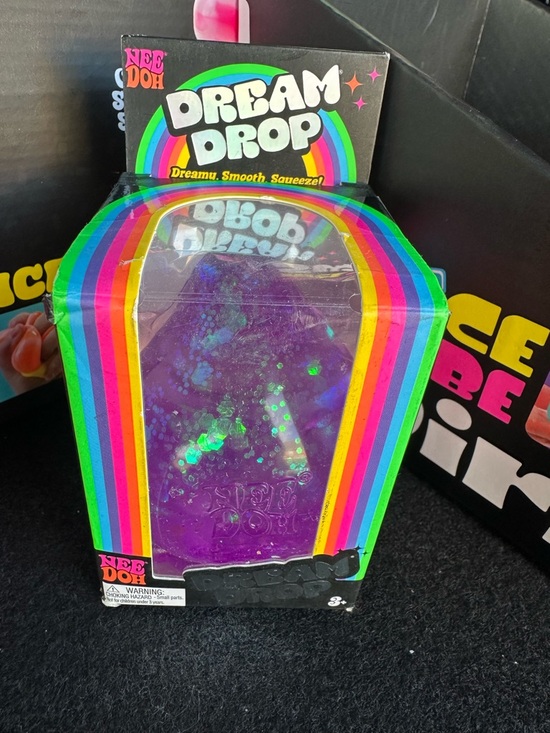 NeeDoh Other - Dream Drop Purple Glitter Sensory Toy by